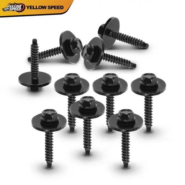 ALLGOOD 10pcs/Set #8 Screws M4.2 Thread Torx Pan Head Fender Liner Bolts, Part 11570637, Fit for 2008-2021 GM Vehicles (Buick Regal, GMC Sierra 1500, Buick Enclave, Yukon XL, Acadia, Cadillac CT5)