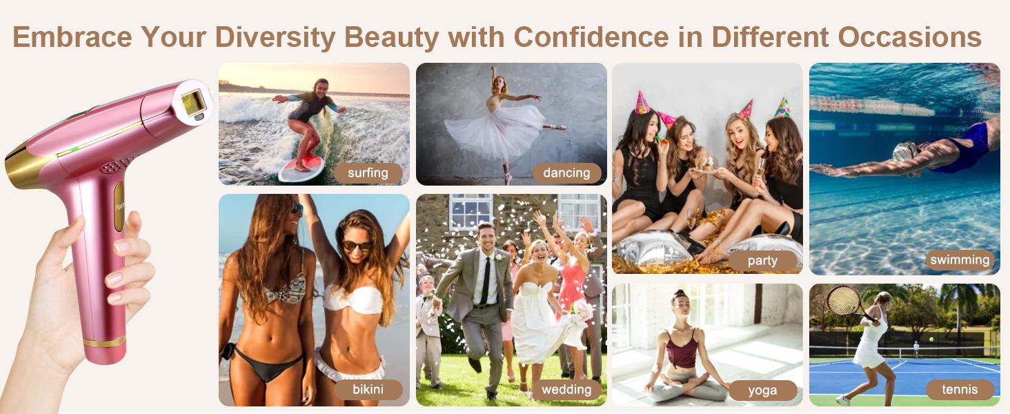 BoBay IPL Laser Hair Removal for Women - 999,990 Flashes, 18.9J