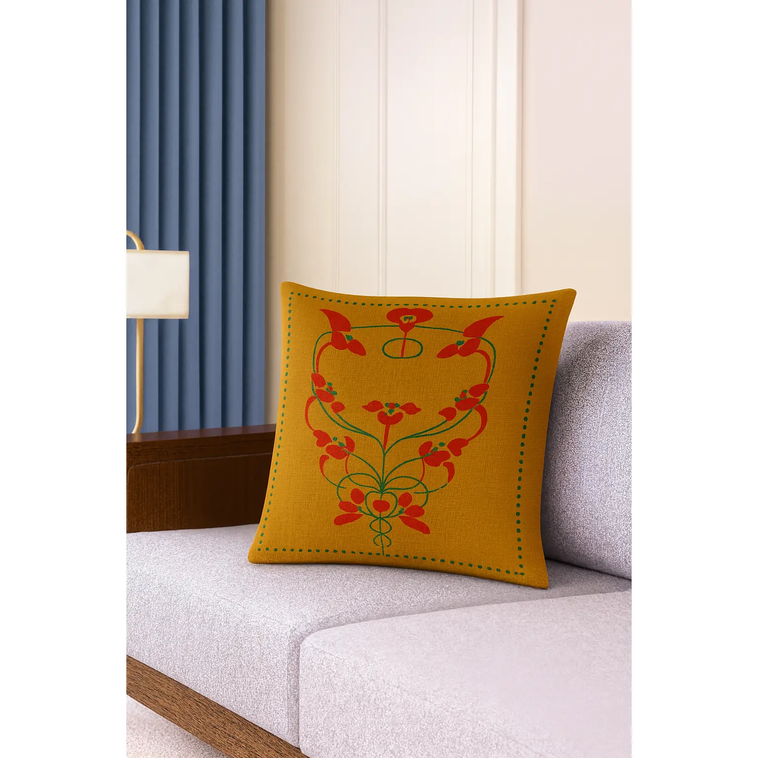 Exquisite Luxury Arts & Crafts Sofa Cushions – 1920s Design