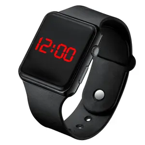 Unisex Minimalist Silicone Sports Wearable Wristwatch - Digital LED Digital Watches for Daily Use