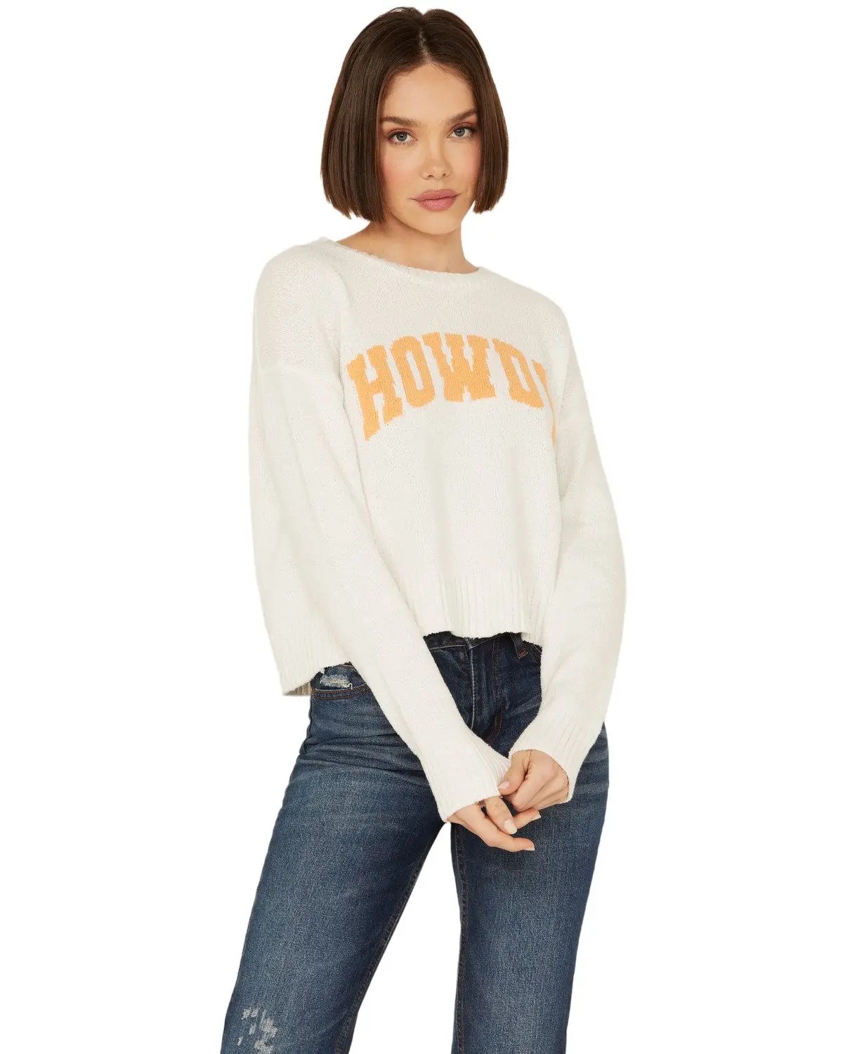 White Crow Women's Women'S Howdy Lightweight Sweater - Pw241739bb