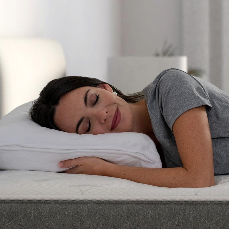 GhostBed Faux Down Pillow - Down Alternative with Cool Microfiber Gel Soft Comfortable