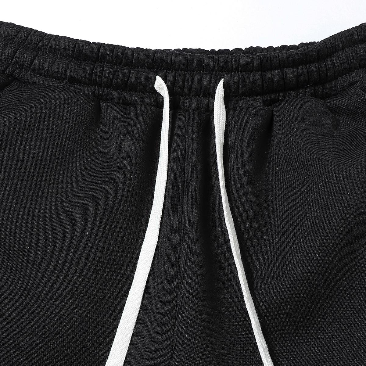 Men's Casual Jogger Pants - Elastic waistband with drawstring design, side pockets, autumn and winter athletic style full-length pants, comfortable fabric, durable material suitable for sports, workouts, and outdoor activities solid fashion sweatpants