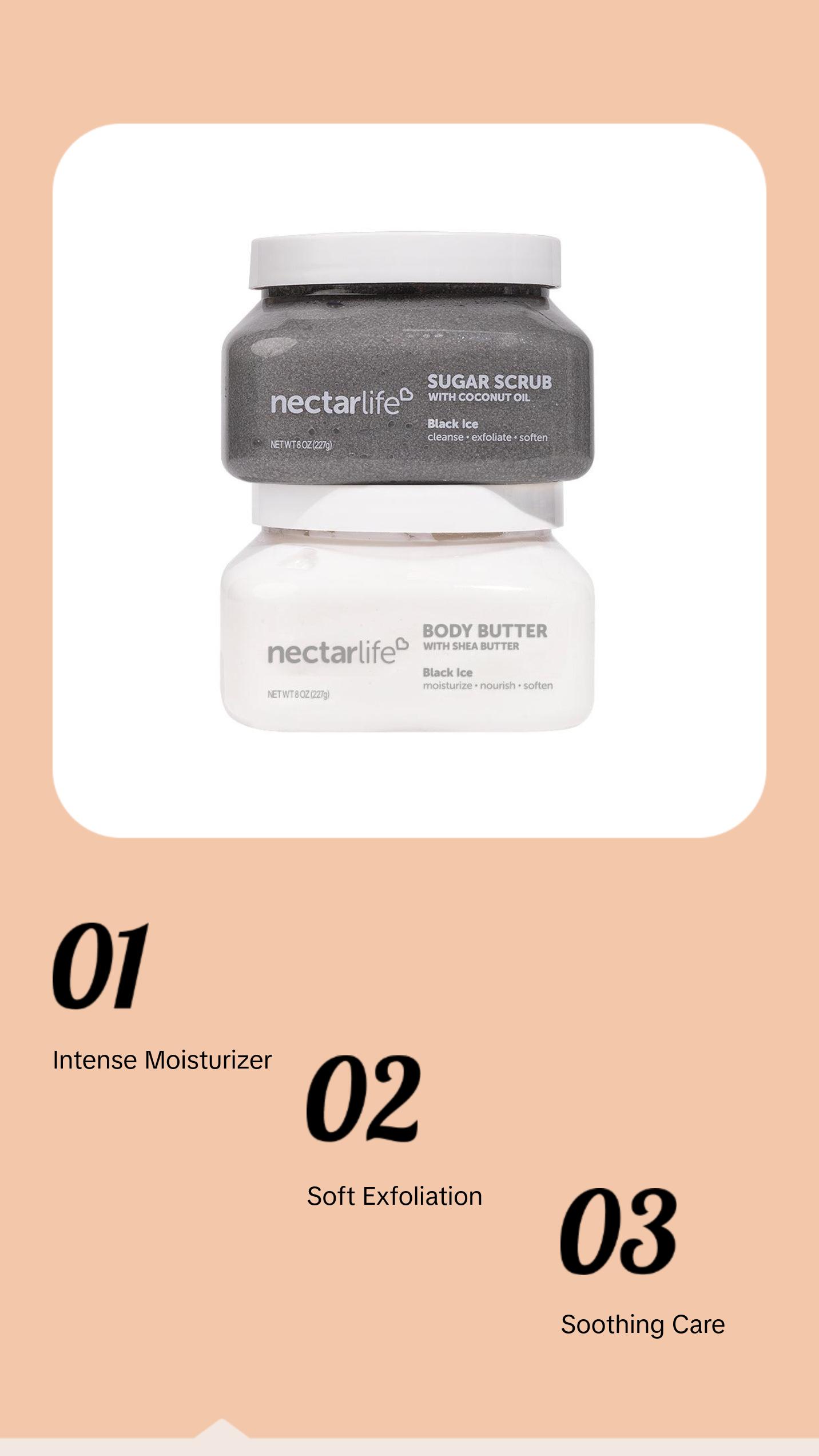 Sugar Body Scrub & Shea Body Butter Duo Set for Smooth and Supple Skin Apricot Avocado Body Care Moisturizing Sugar Glow skin  soothing