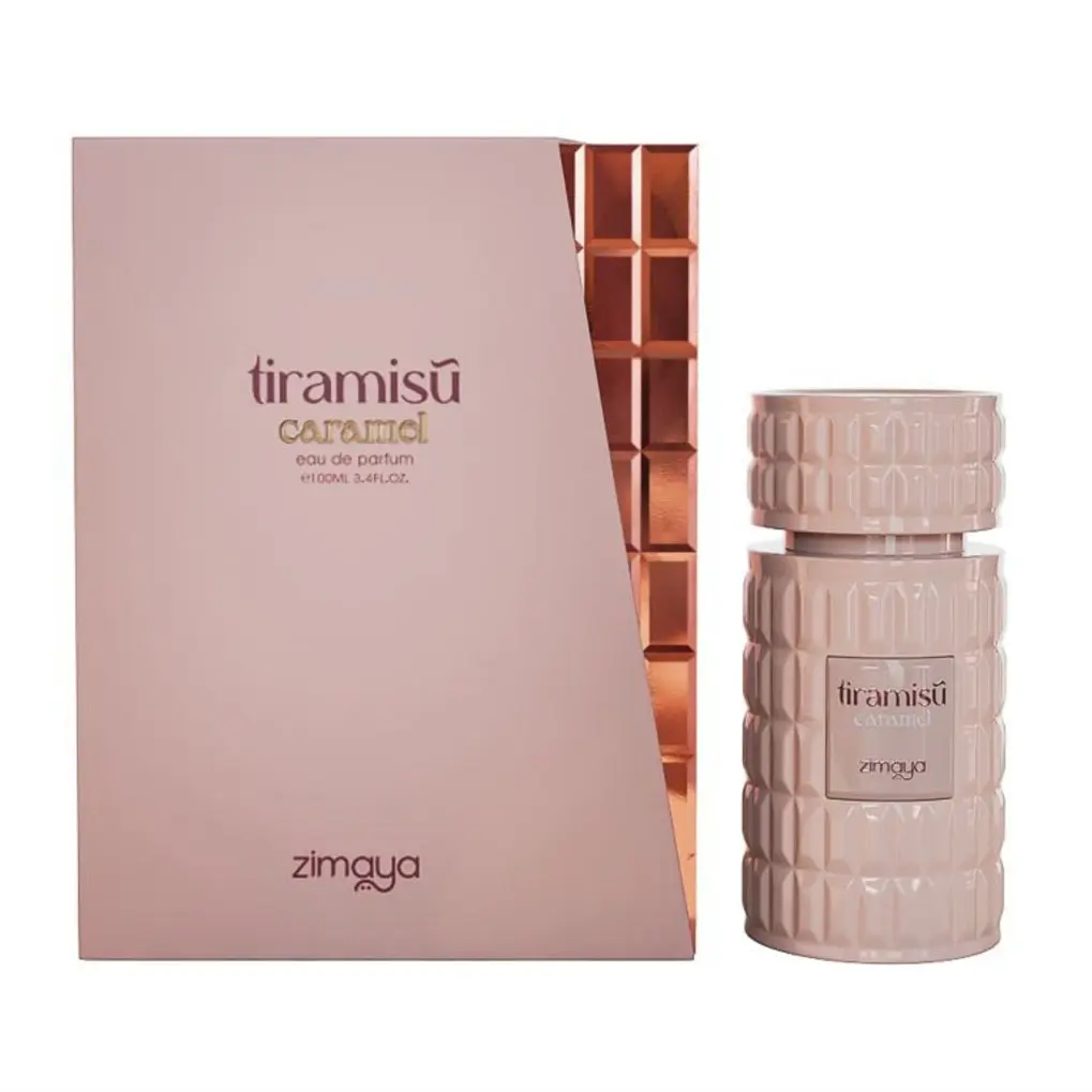Zimaya Tiramisu Caramel Eau de Parfum Spray, 3.4 oz - Caramel Unisex Fragrance, Single Item