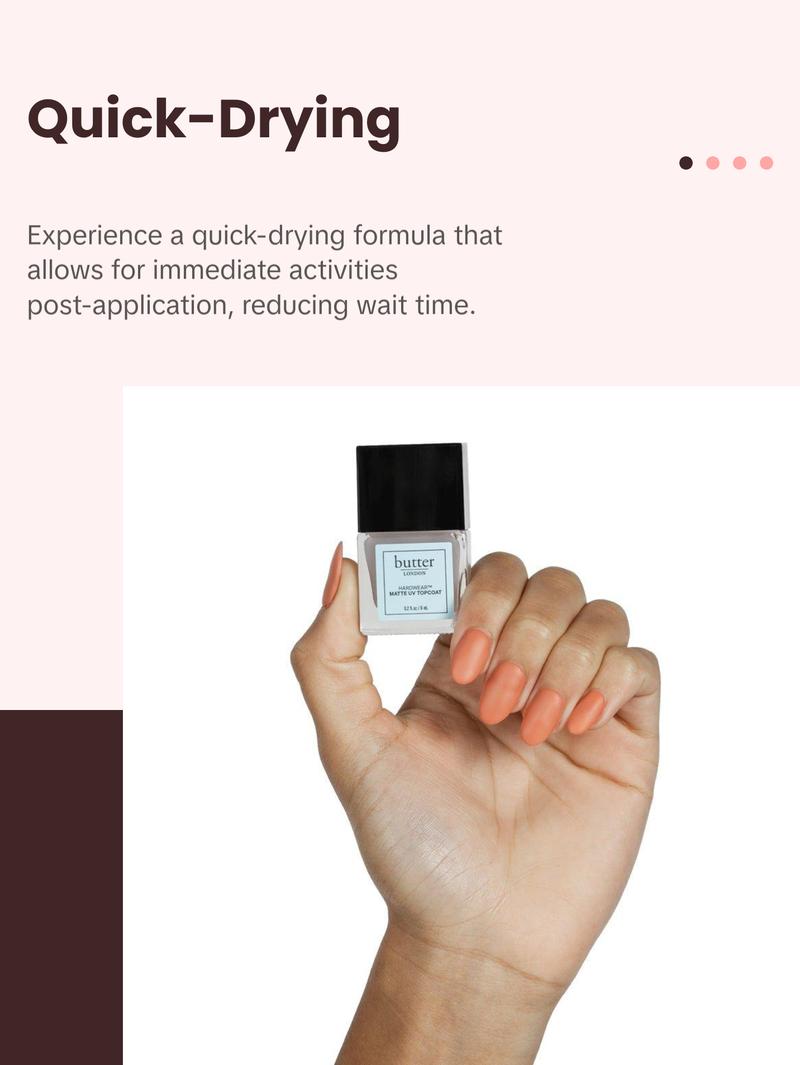 Hardwear Matte UV Topcoat, 0.2 fl oz