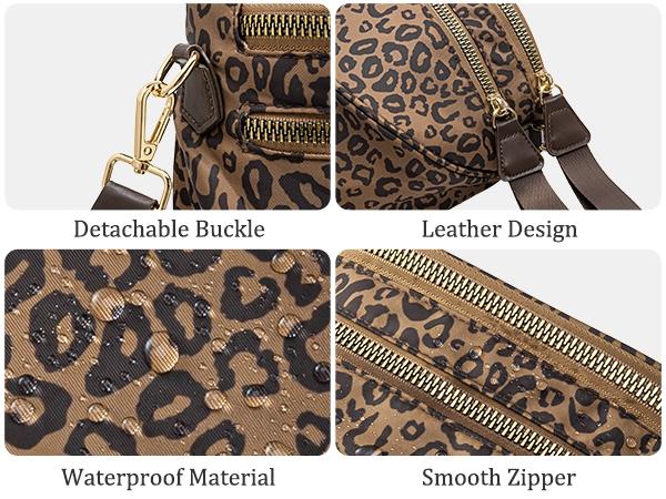 MEXS Bum Bag for Women 11L Crossbody Bags Fanny Packs Sling Belt Purse Waist Chest Shoulder Bag