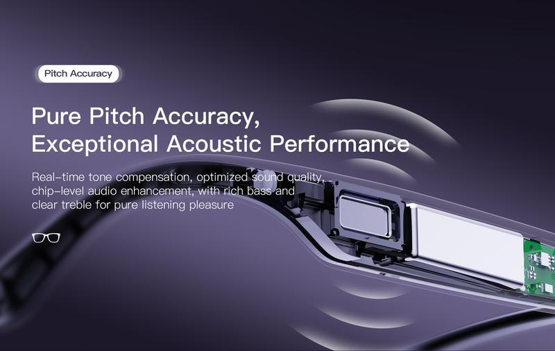 Sports Smart Glasses AI Camera & Translator for First-Person Vlogging 1080P HD Photochromic Hands-Free Outdoor Adventures Multifunctional Audio Sunglasses