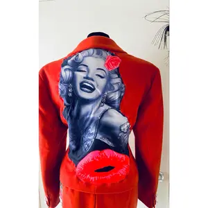 Red Marilyn Monroe Day of the Dead Suit