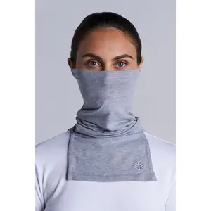 Key West Sun Neck Gaiter | Grey Heather