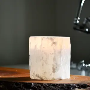 Selenite Candle Holder