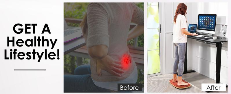 71"W x 27"D Extra-Wide Mobile Standing Desk - Electric Sit-stand Desk with One-Touch Height Adjustable, Movable Home Office Computer Desk Featuring 3-Preset Memory Heights, USB Ports, Headphone Hook, Cable Management, Height Range 28-46 Inches