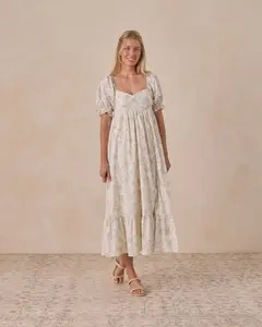 WOMEN'S CHLOE DRESS || MIST ENGLISH ROSE