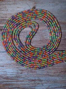 Neon Beauty Waist Beads - Multicolor Beaded Waist Accessory for Women