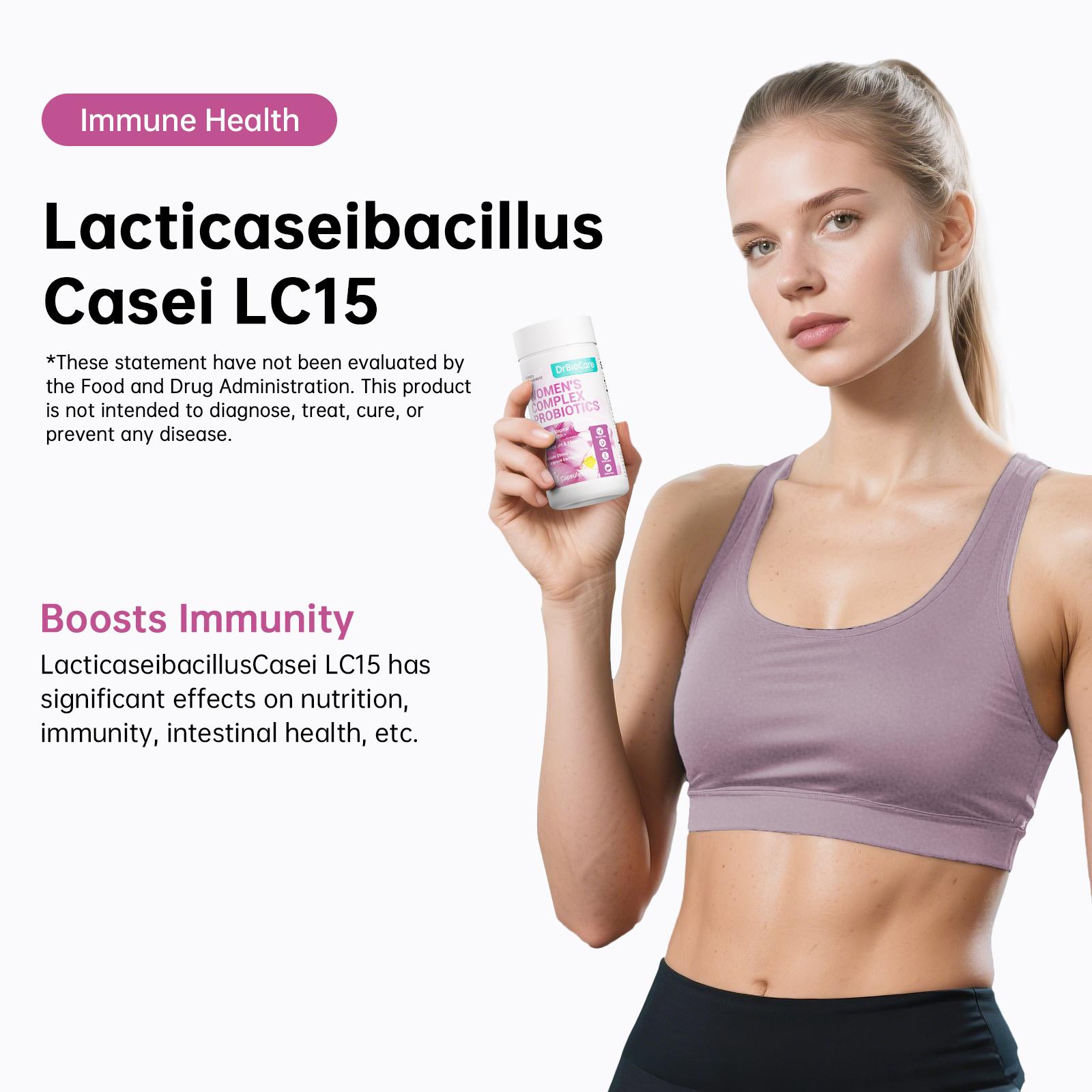 DrBioCare Women’s Probiotic + Herbal Balance Complex – 7 Strains Probiotics (20 Billion CFU) – Gut Health, Energy & Digestive Support – With Ashwagandha, Cranberry & Mulberry Leaf – Non-GMO, Gluten-Free, Soy-Free, Dairy-Free