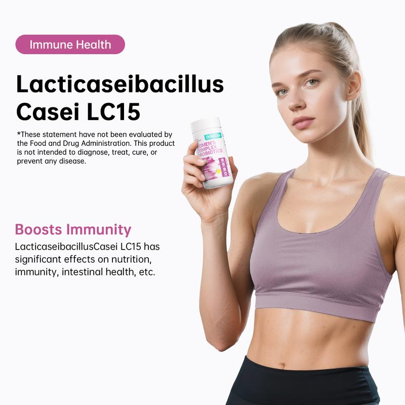 DrBioCare Women’s Probiotic + Herbal Balance Complex – 7 Strains Probiotics (20 Billion CFU) – Gut Health, Energy & Digestive Support – With Ashwagandha, Cranberry & Mulberry Leaf – Non-GMO, Gluten-Free, Soy-Free, Dairy-Free