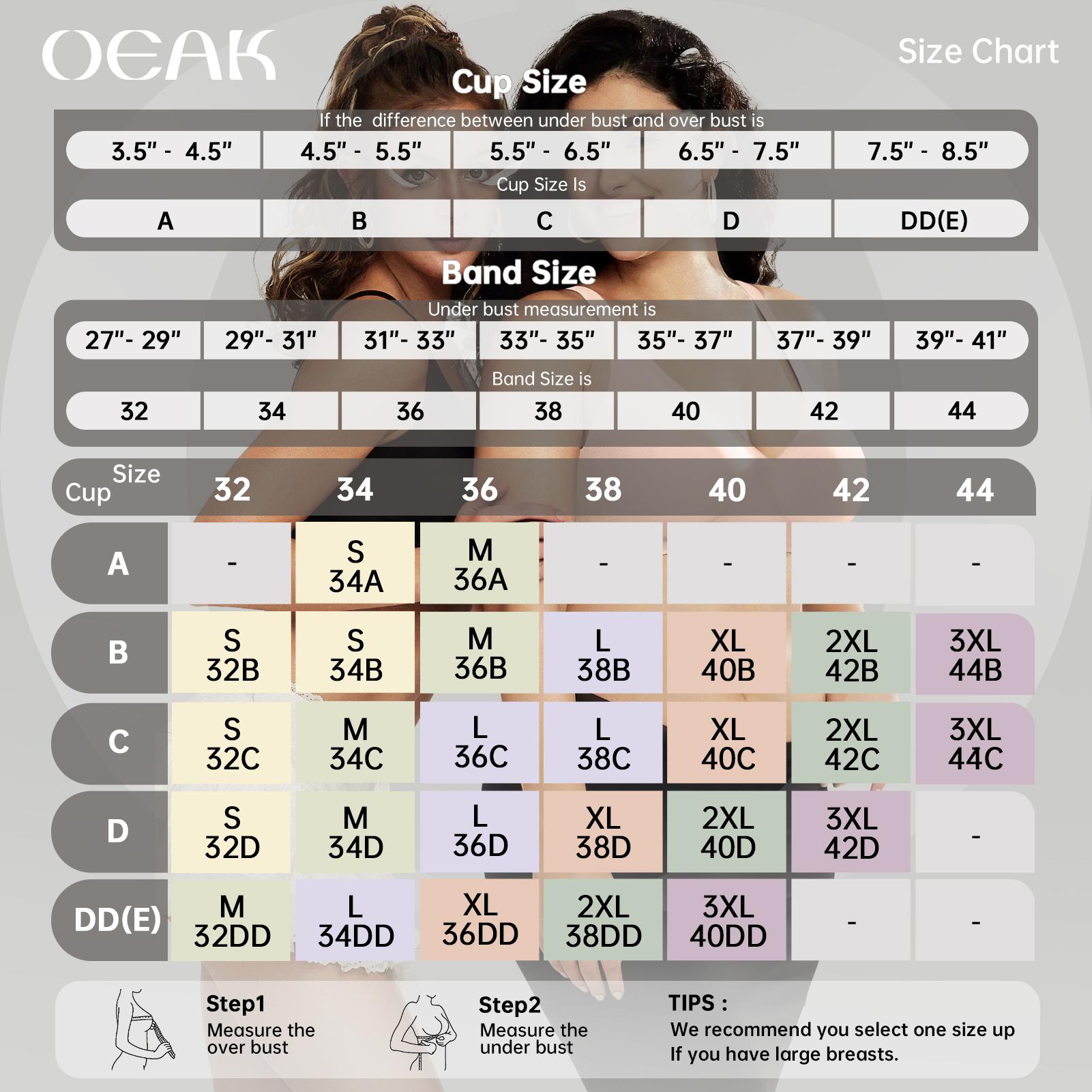 OEAK Deep V Seamless Bras for Women Comfortable Push Up Bra No Underwire Jelly Bra