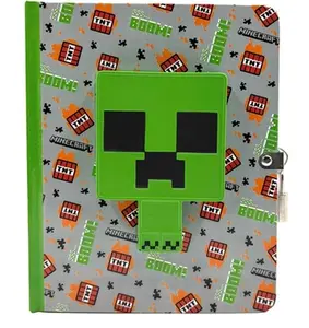 Minecraft: Creeper Squishy Lock & Key Diary -- Insight Editions, Hardcover