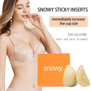 Snowy Sticky Inserts - Instant Boost Double Sided Adhesive Bra Cup, HULILY  ,Outfit Enhancer, Push Up Ultra Boost Inserts for Women - Fitted, Clothing, Clothing Fitted Underwear Lady Comfort