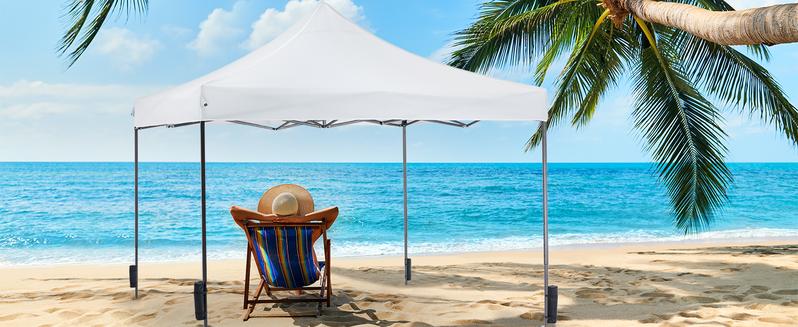 Sweet Furniture S - Canopy Tent 10x10 Pop Up Canopy Heavy Duty  Waterproof Portable Tent Pop Up Shade Canopy with Sand Bags