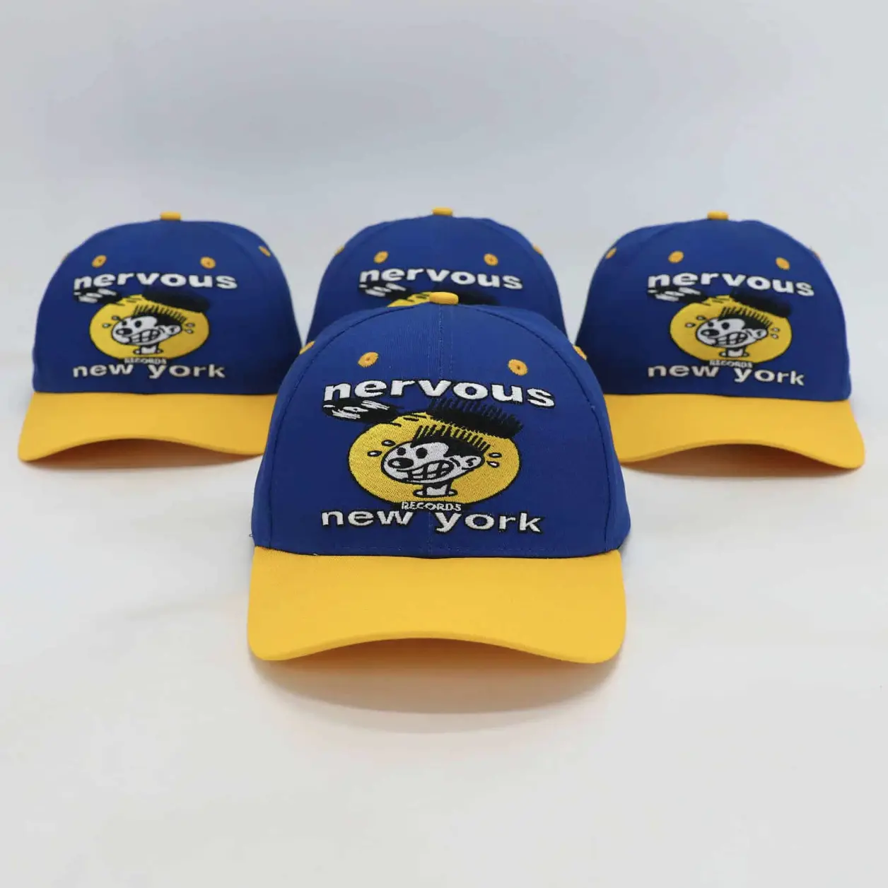 Nervous Elevated Snapback (Blue / Yellow)