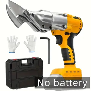 Cordless Metal Shear for DeWalt 20V Max Battery, Brushless 14GA Steel Metal Cutter with 360° Roftaiting Head, 221 Ft-Lbs Torque for Cutting Stainless Sheet, Iron, Carpet, Leather,Cardboard(NO Battery)