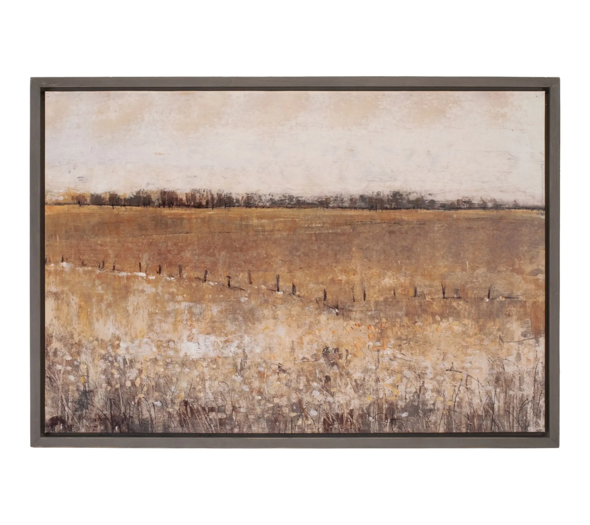 Melrose International Framed Landscape Canvas Art 34"L