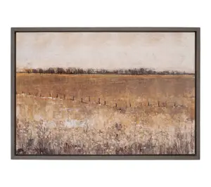 Melrose International Framed Landscape Canvas Art 34"L