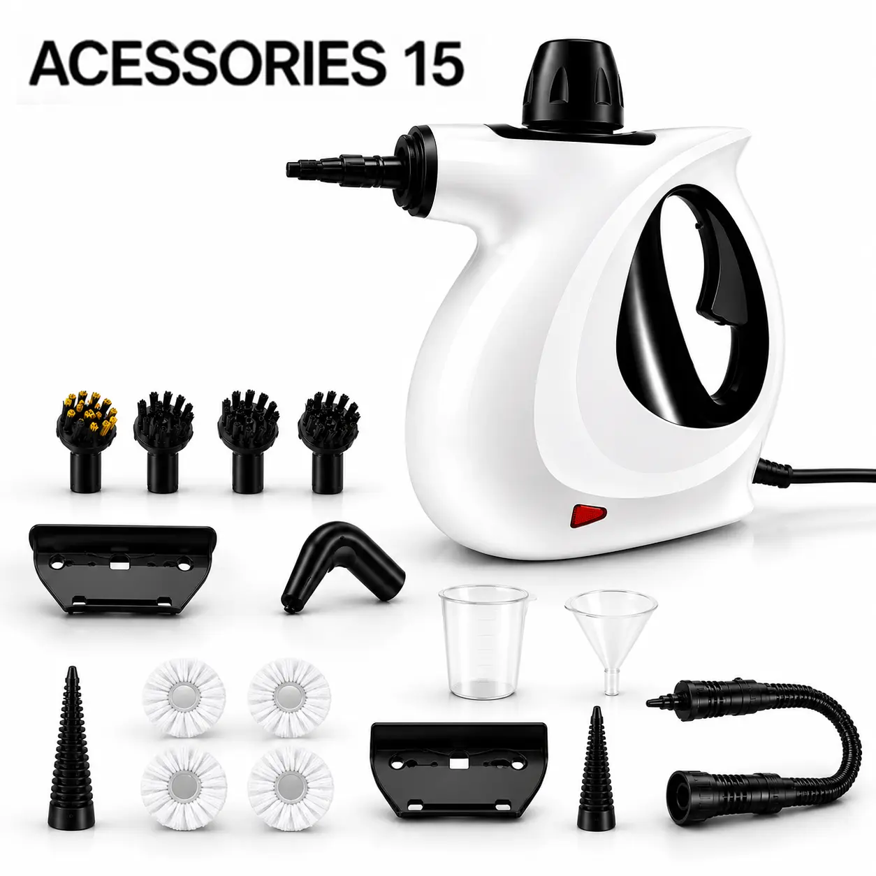 2026 Pressurized high-pressure steam cleaner with 15 pcs Accessories, dream nature steam cleaner, Chemical-Free, Cleaning Washing Machine, Air Conditioner, Kitchen, Summerclean Appliances Tool Household,handheld steam cleaner for house