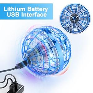 Galaxy Anti-Gravity Boomerang Ball Hover Orb LED  Spinners for All Ages Cool Indoor Outdoor Toys for 6-12 Year Olds & Teens Safe Durable Parent Child  Ball， gift choices, party toys, cool gifts, family fun, Valentine's Day gifts fly magic Flying kids