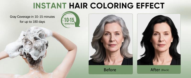 FARNDU Hair Dye 3-in-1 Shampoo Haircare, Cover Gray Hairs, 10 Mins Hair Coloring, Plant Extracts, Long Lasting, Mild, Moisture (400 mL) FARNDU Hair Dye 3-in-1 Shampoo Haircare, Cover Gray Hairs, 10 Mins Hair Coloring, Plant Extracts, Long Lasting, Mild, Moisture (400 mL)