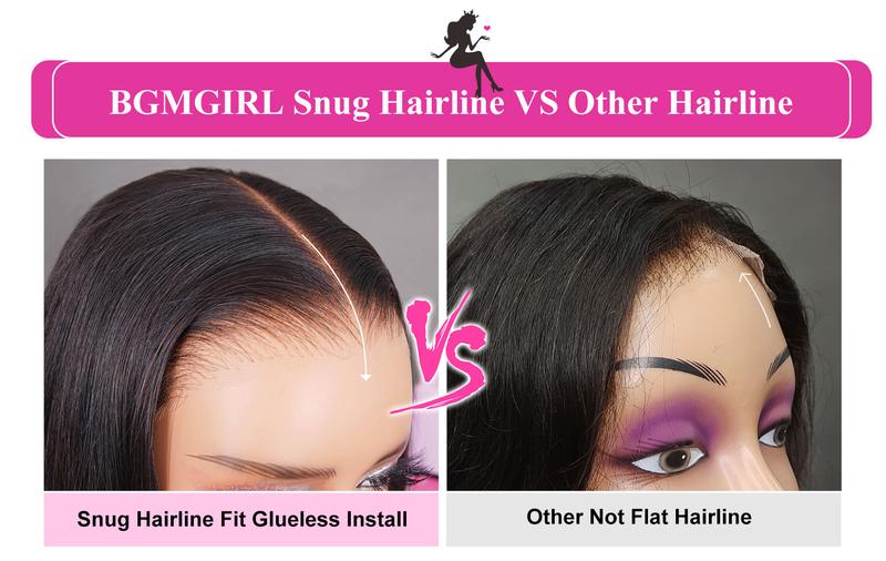 [Clearance Sale] BGMgirl Ocean Wave Pre Bleached  6*4 Wear Go Glueless 180% Density Pre Plucked Pre Cut HD Lace Closure Human Hair Wig e Cut HD Lace Closure Human Hair Wig TikTokShopBlackFriday