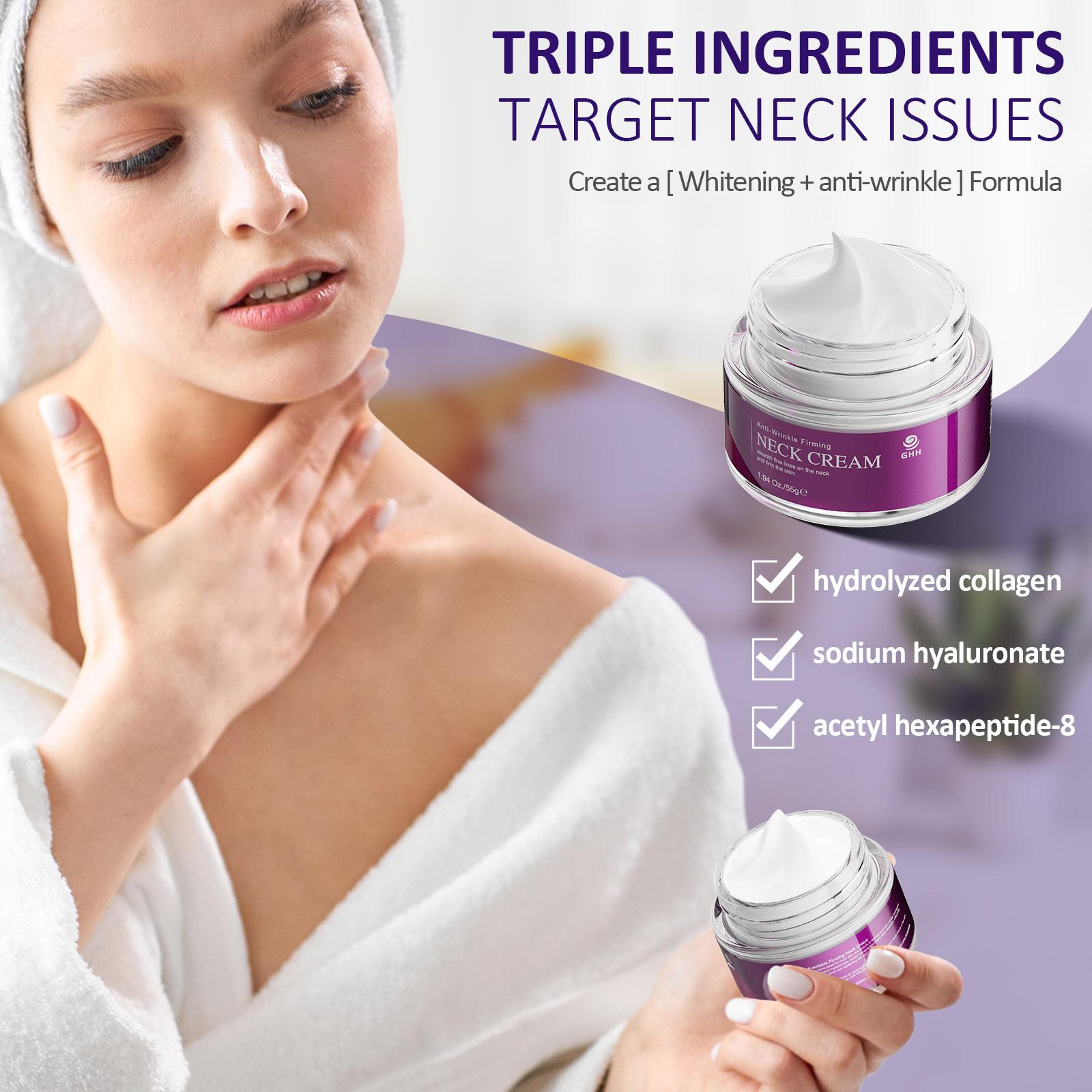 Neck Cream - Tightening and Boosting Tightening Neck Cream, Suitable for Crepey Skin Body Care Moisturizing