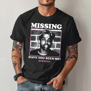 Earl Missing Have You Seen Me Ofwgkta T Shirt, Odd Future Wolf, Odd Future Earl Sweatshirt T Shirt, Hip Hop Rap Music Outfit, Unisex T-Shirt, Gifts For Men Women, Short Sleeve Tee Shirt, Gifts For Birthday Fathers Day Christmas Anniversary
