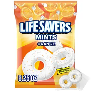 LIFE SAVERS Orange Mints Candy, 6.25-Ounce Bag