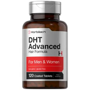 Horbäach DHT Advanced Hair Formula | 120 Tablets | Non-GMO and Gluten Free Hair Formula Blend with Saw Palmetto, Kudzu, and Fo-Ti