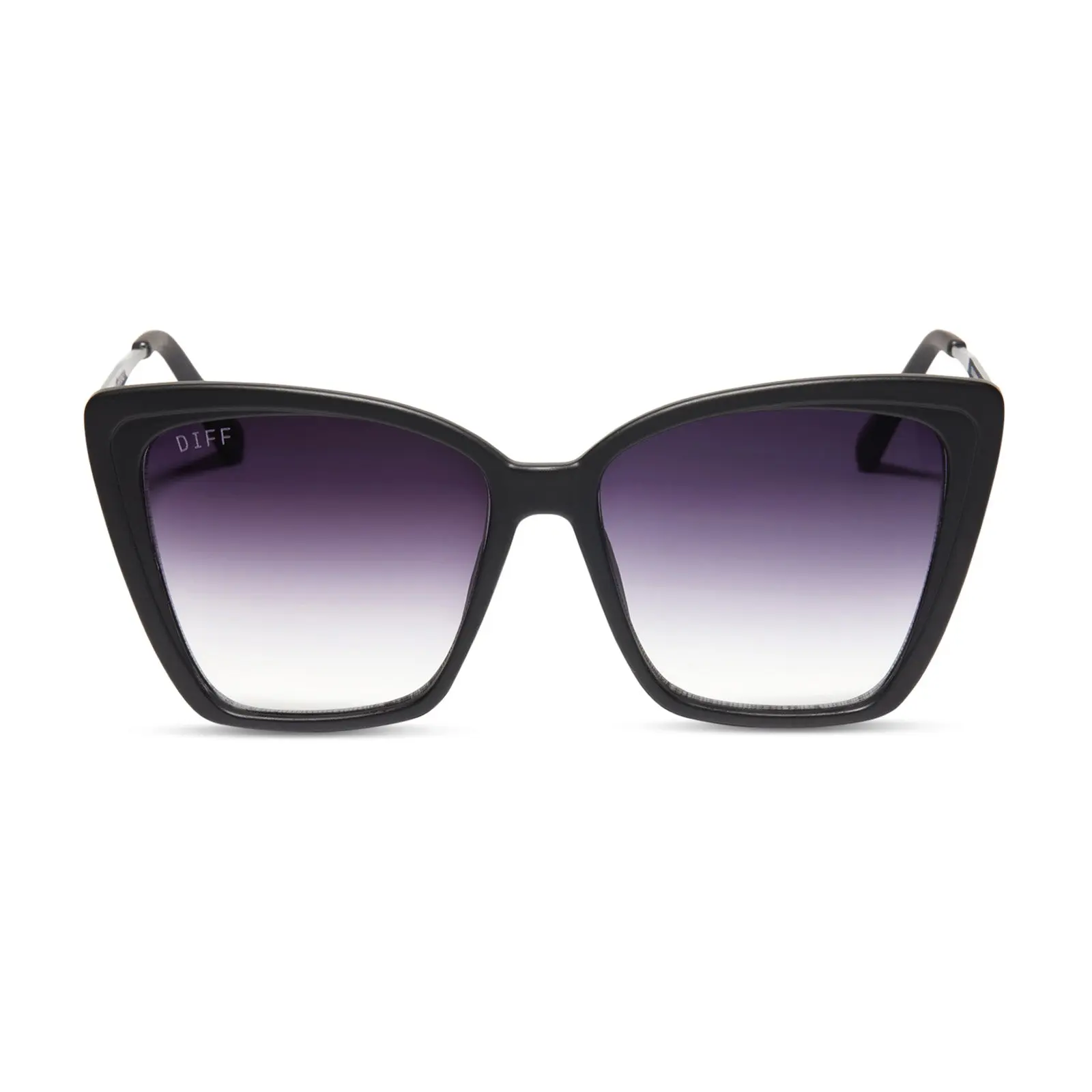 DIFF Heidi Oversized Cat Eye Sunglasses for Women, Lightweight Tangle Free Frames
