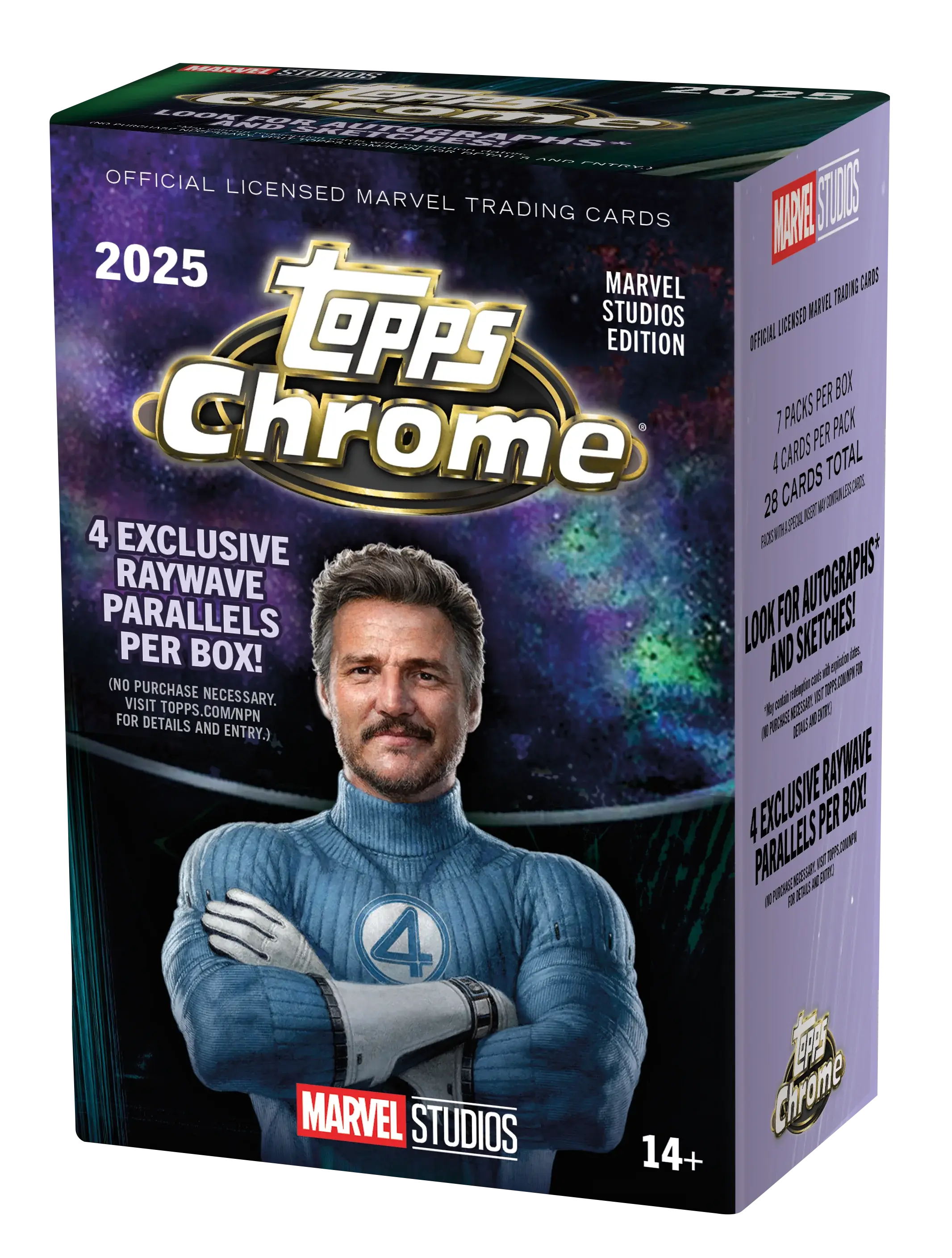 Topps Chrome Marvel Studio Blaster Box 2025