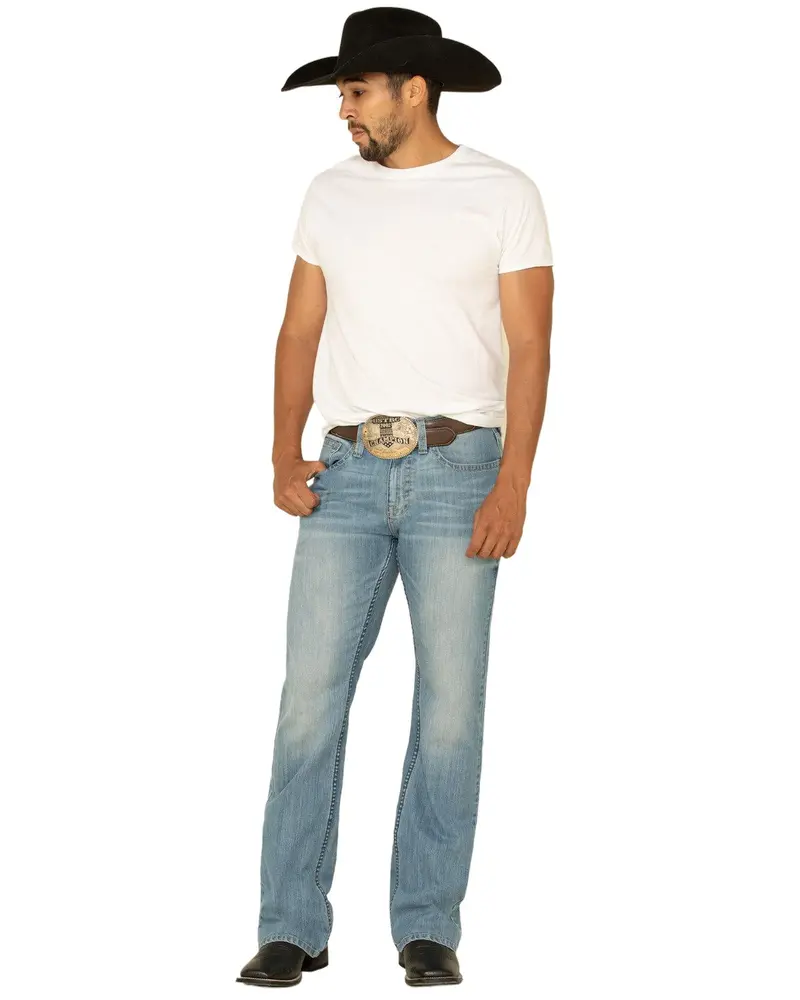 Cody James Men's Hamshackle Wash Duke Relaxed Bootcut Stretch Denim Jeans - Cjsp20j09-Ltw