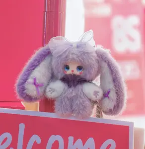 【Buy 2, Get 1 Free – “No Box” Option】Liila's Rainbow Candy Bunny Series Plush Blind Box