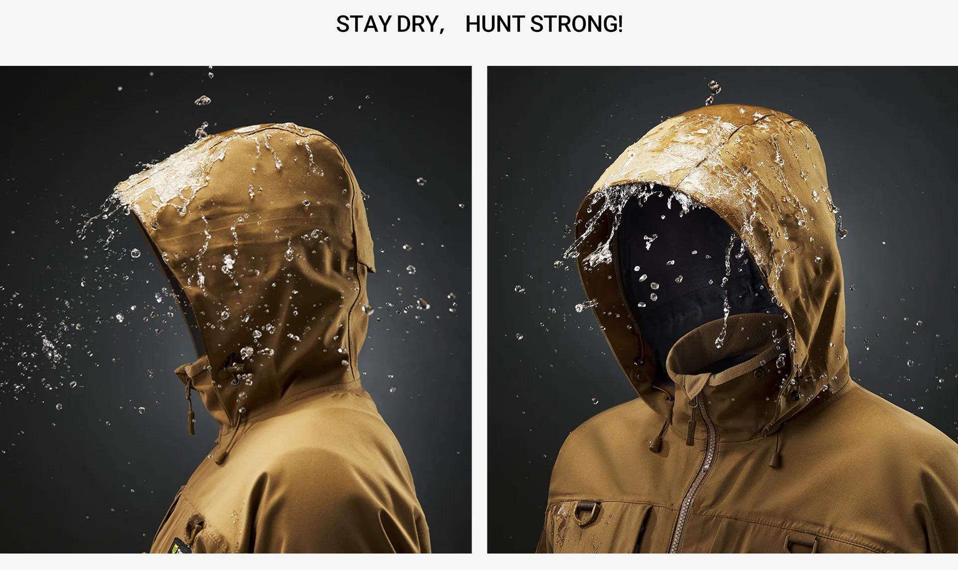 Tidewe FowlStorm Elite TideShell Waterfowl Hunting Windproof Shell Jacket