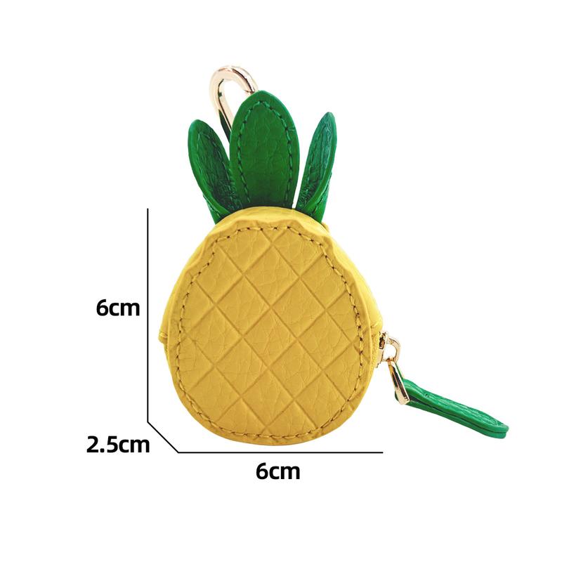 Fruit Shape Cherry Design Fruit Charm Coin Purse Blueberry Peach Cute Key Chain Mini Pouch Wallet Gift For Airtag Girl Women bag charms purse charms bag charm purse accessories cherry charm for bag