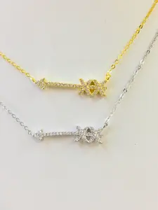 .925 Sterling Silver Arrow Necklace