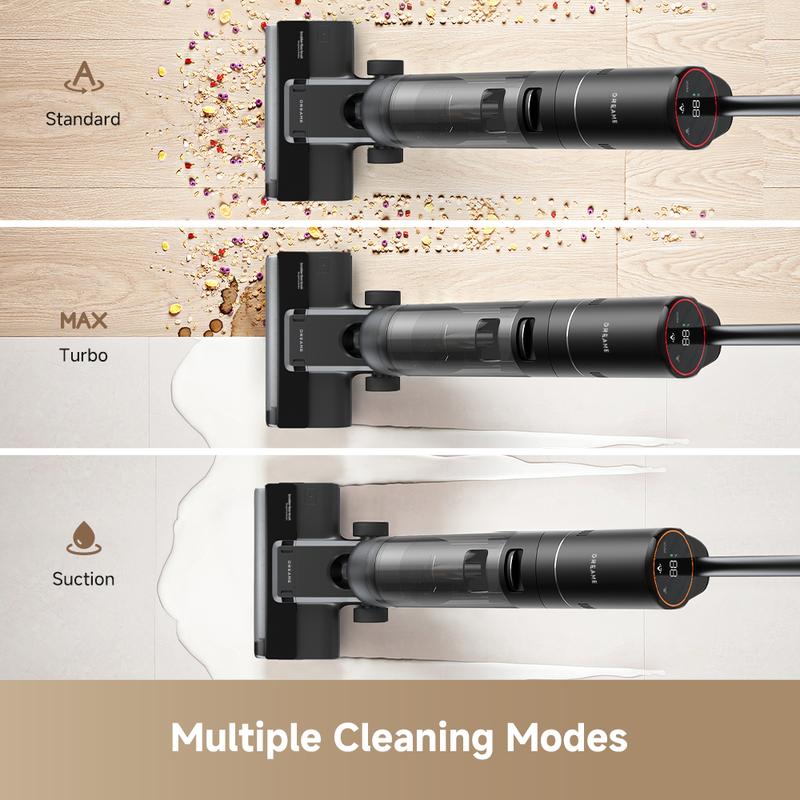 DREAME G10 Wet Dry Vacuum Cleaner, Cordless Vacuum Mop All in One with Auto Self-Cleaning, Up to 30 Mins Runtime, Cordless Floor Cleaner Machine for Hard Floors, Edge Cleaning Wet Dry Vacuum