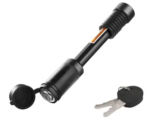 Trailer Hitch Locks, Hitch Lock with 5/8'' Dia 3-1/2” Long Pin Fits Class III IV 2"& 2-1/2" Hitches, Trailer Hitch Lock with Anti-Rattle O-Rings for Trailer Truck Car Boat (1 Pack)