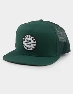 BRIXTON  Mens Oath Trucker Hat, Green