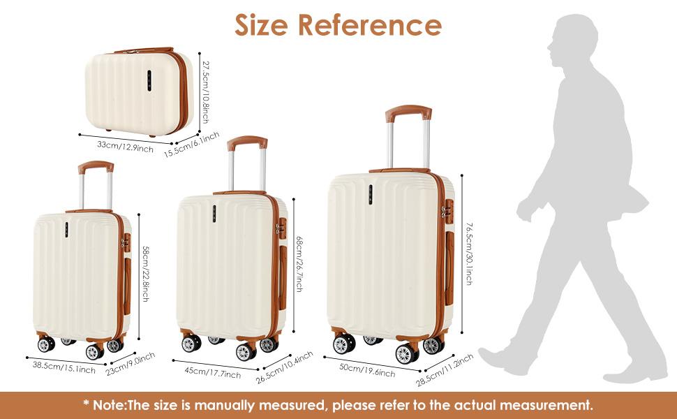 UUH Luggage set - 4pcs/6pcs/7pcs/8pcs/9pcs, Family Set with TSA Locks Durable Travel Free Suitcase UUH Luggage set - 4pcs/6pcs/7pcs/8pcs/9pcs, Family Set with TSA Locks Durable Travel Free Suitcase