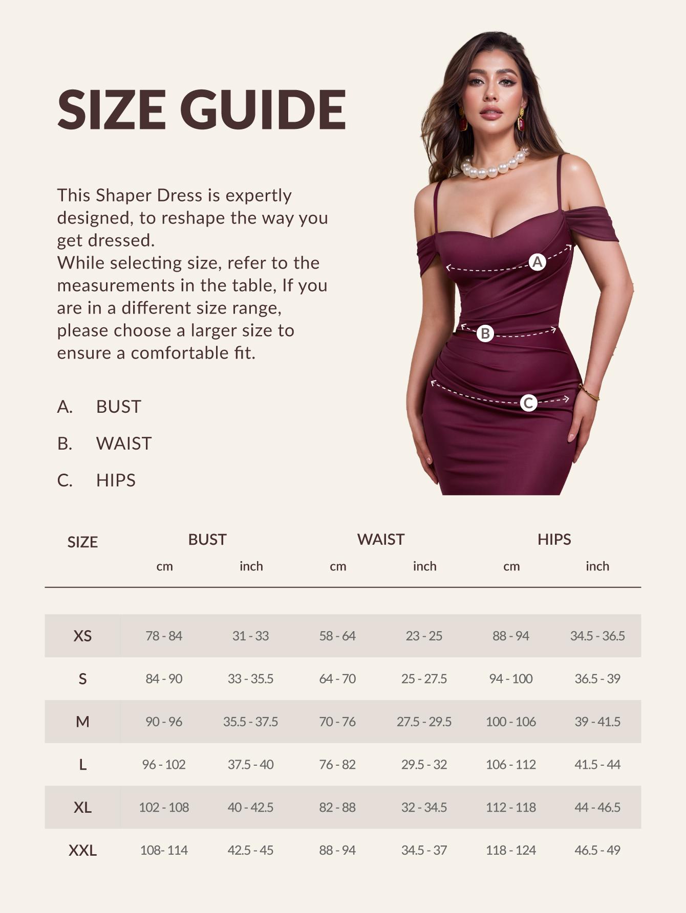 CurvySweet Women’s Drape Neck Midi Dress with Built-In Bra, Off Shoulder Straps & Ruffle Hem - 603