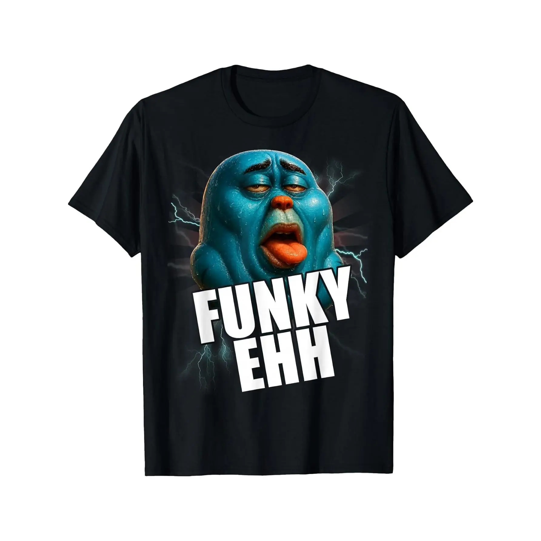 Funky Ehh Funny Brainrot Meme Teens T-Shirt  Clothing