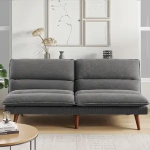 70'' Corduroy Convertible Futon Sofa Bed